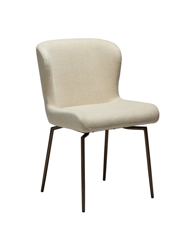 GLAM SWIVEL chair | frosted almond boucle