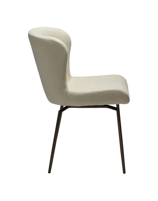 GLAM SWIVEL chair | frosted almond boucle