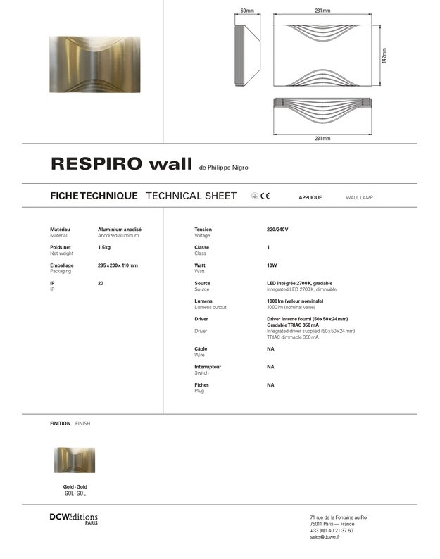 RESPIRO WALL LAMP | +sizes