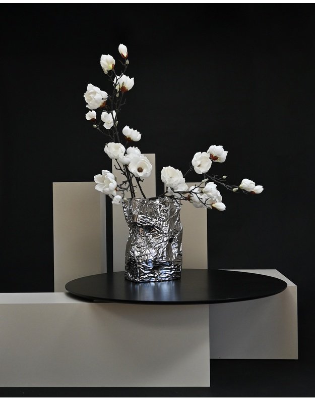 KAMI VASE BIG | Chrome