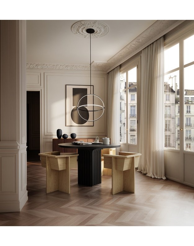 MARU PENDANT | Burned Black | +sizes 3