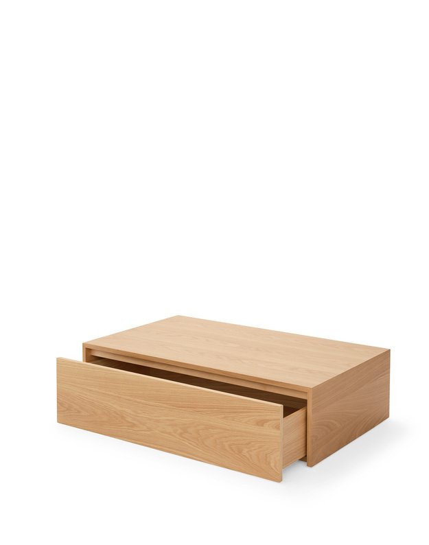 COFFEE TABLE MASS with drawer | Natural oak 8