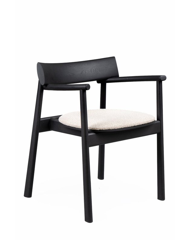 ELIPSA SOFT CHAIR | Black oak | Sand Boucle