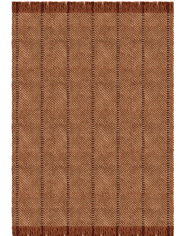 MASSPRODUCTIONS CORD BURGUNDY RUST kilimas