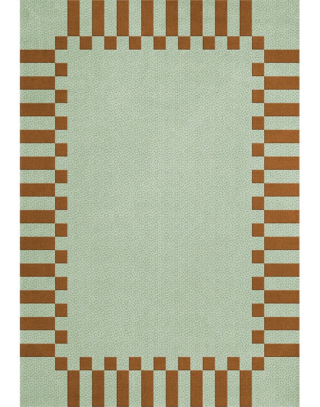 TEKLAN FRAME PISTACHIO CAMEL kilimas