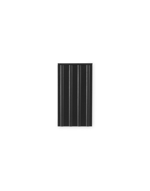RIB WALL CABINET | Soft Black