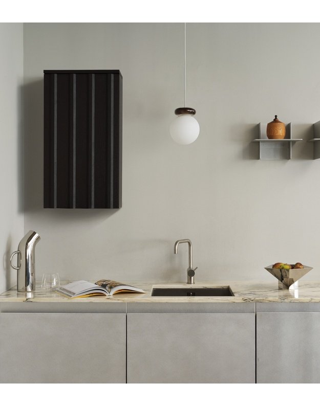 RIB WALL CABINET | Soft Black