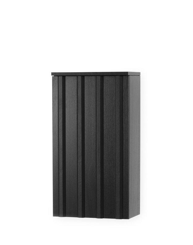 RIB WALL CABINET | Soft Black