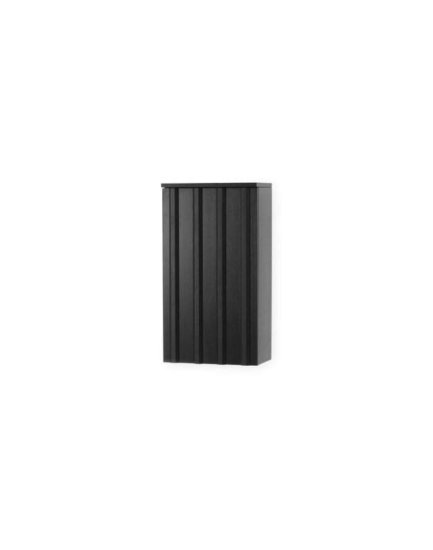 RIB WALL CABINET | Soft Black