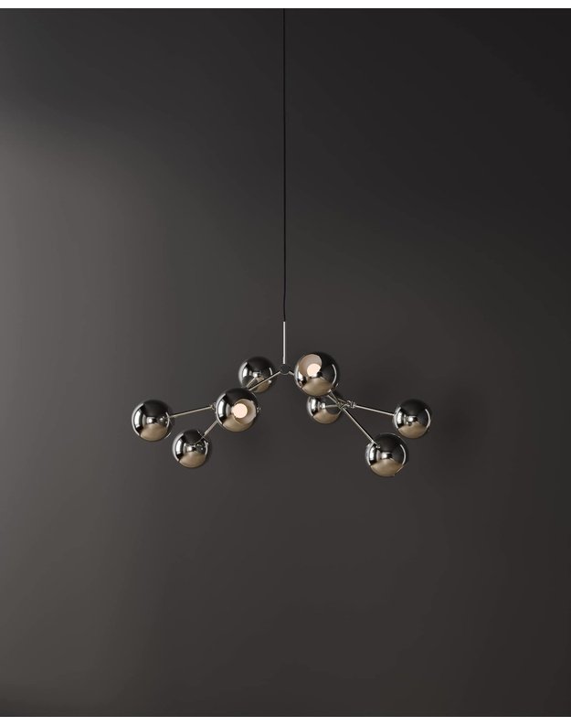 ŠVIESTUVAS DROP GLOBE MINI | Chrome