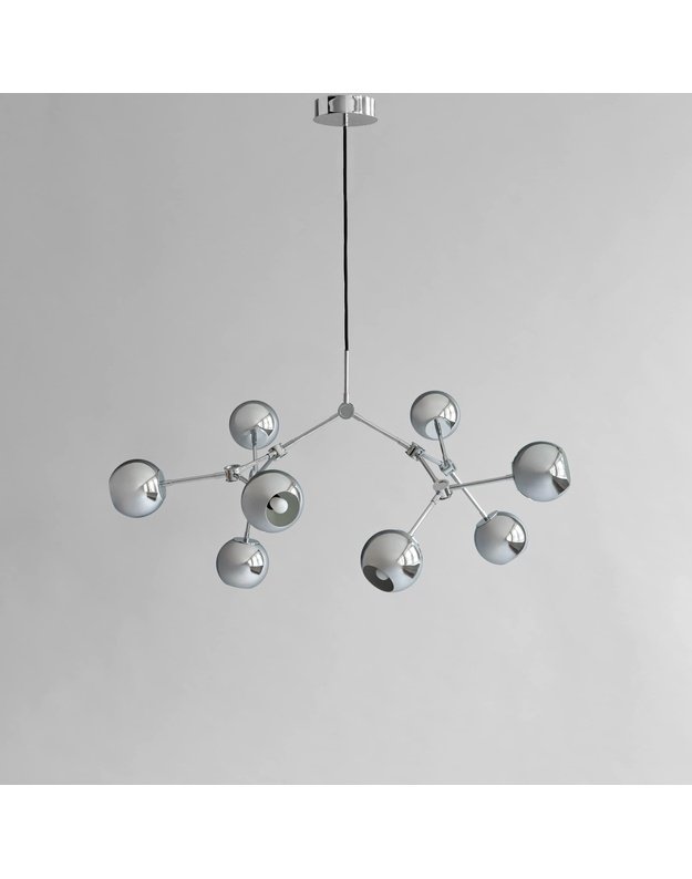 ŠVIESTUVAS DROP GLOBE MINI | Chrome