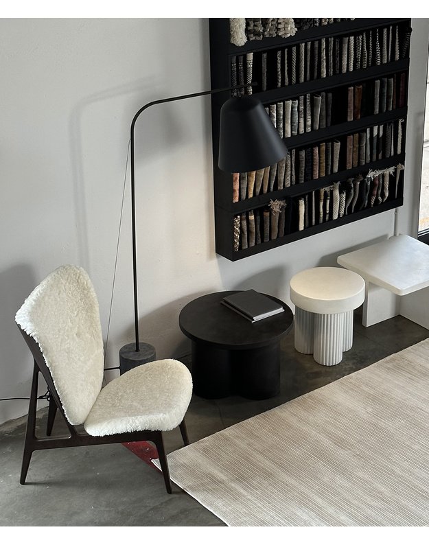 ELEPHANT lounge chair | Sheepskin Off White