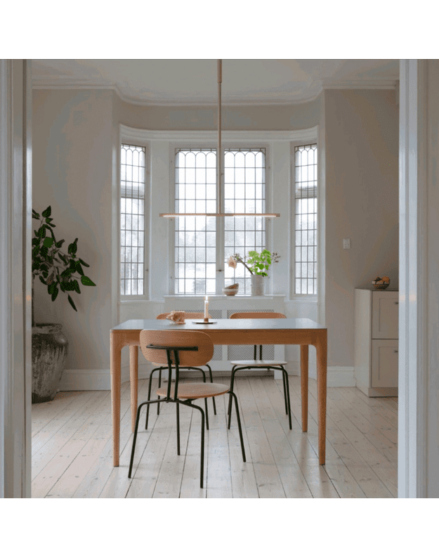 HEART'N'SOUL EXTENDABLE DINING TABLE 120/220 | Oak FENIX