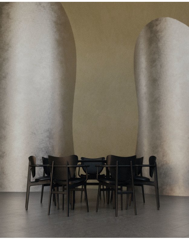 ELEPHANT kėdė su porankiais | dark smoked oak | + spalvos 5