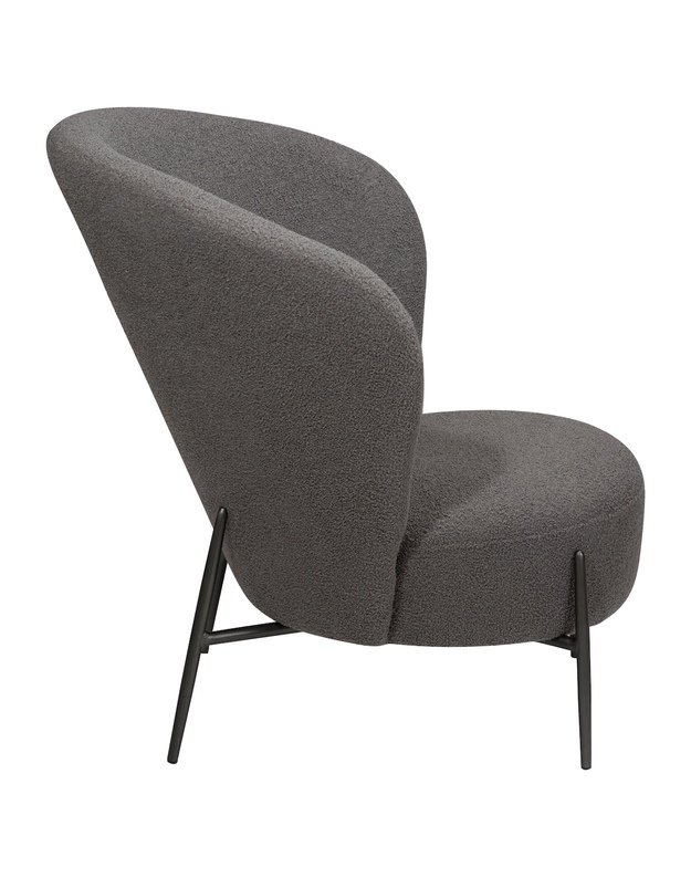 ORBIT lounge chair | stone RPES boucle