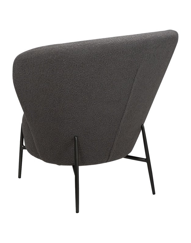 ORBIT lounge chair | stone RPES boucle