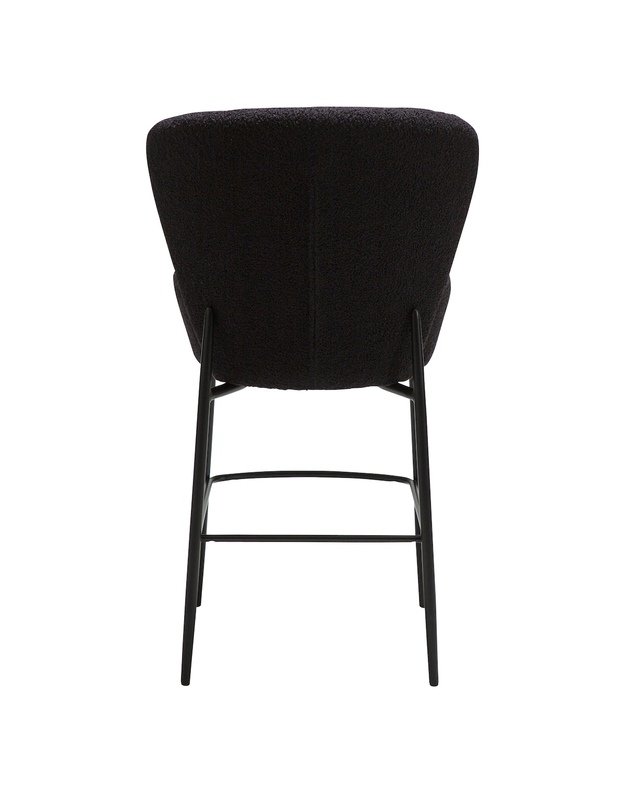 ORBIT bar stool | obsidian black boucle 