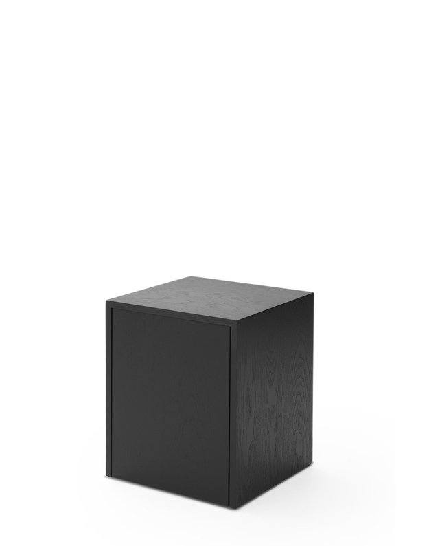 SIDE TABLE MASS with drawer | Black oak