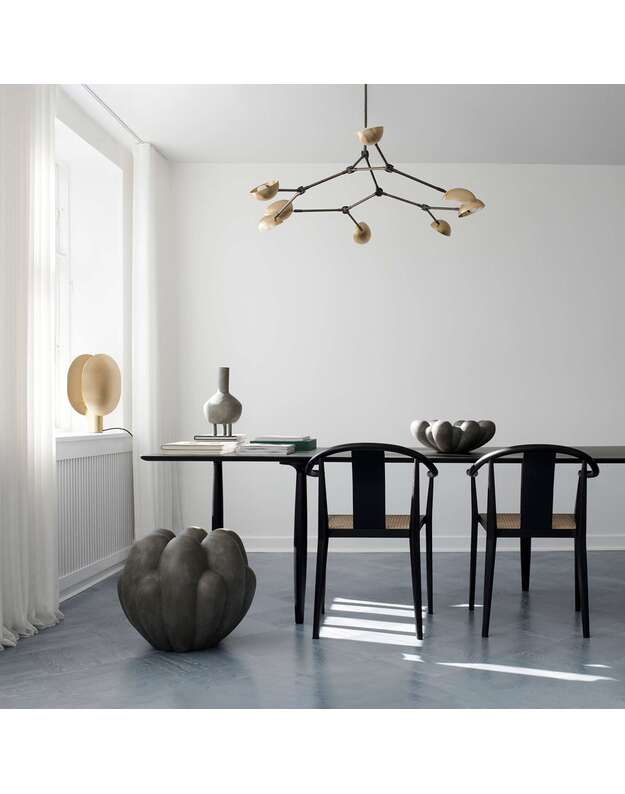 DROP CHANDELIER BRASS 6