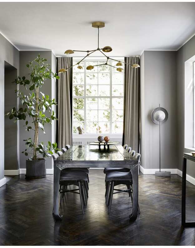 DROP CHANDELIER BRASS 5