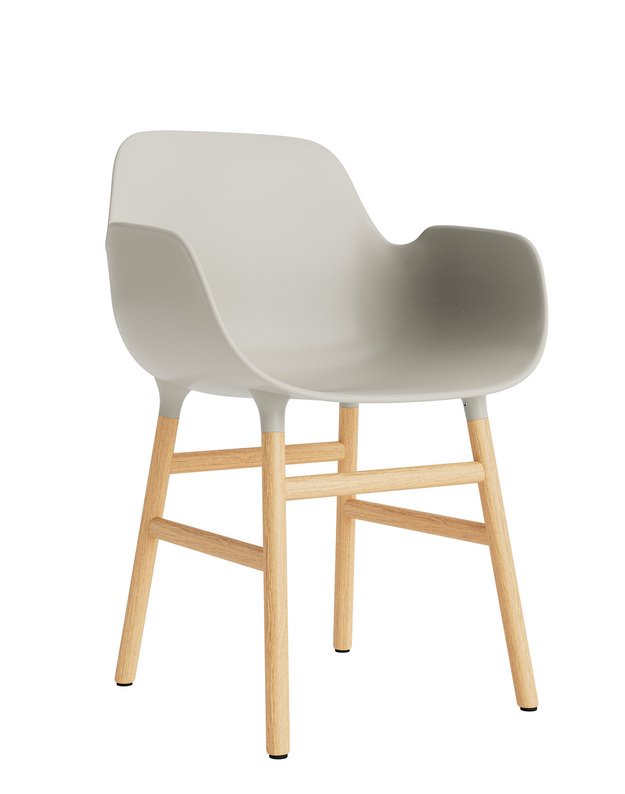 FORM ARMCHAIR WOOD | +colours