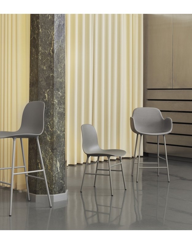 FORM BAR ARMCHAIR STEEL UPHOLSTERY | +colours