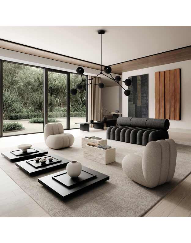 DROP CHANDELIER GLOBE | Burned black 3