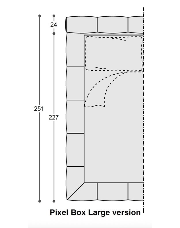 PIXEL BOX LARGE BED by Sergio Bicego 12