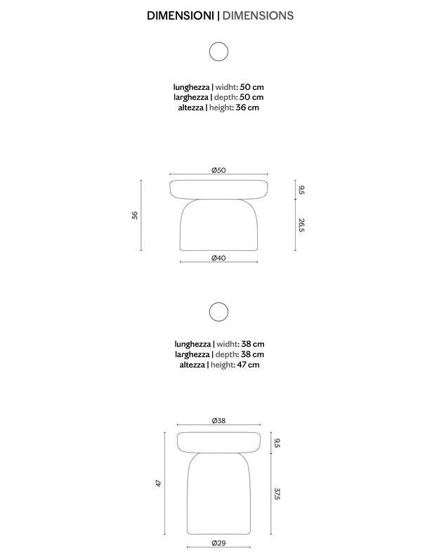 TOTOTO COFFEE TABLE | +sizes 8