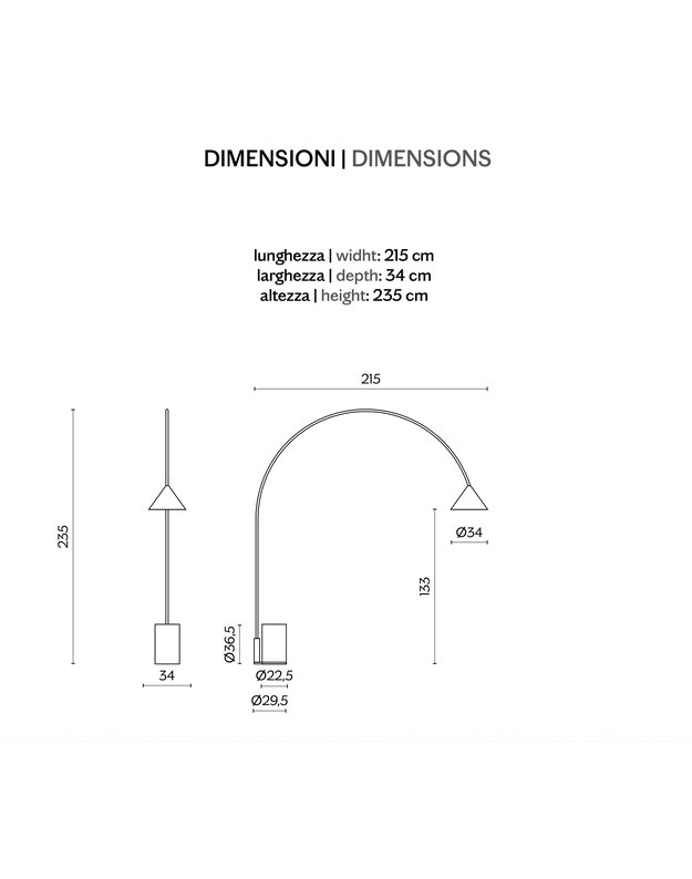 PASTATOMAS ŠVIESTUVAS OZZ FLOOR  4