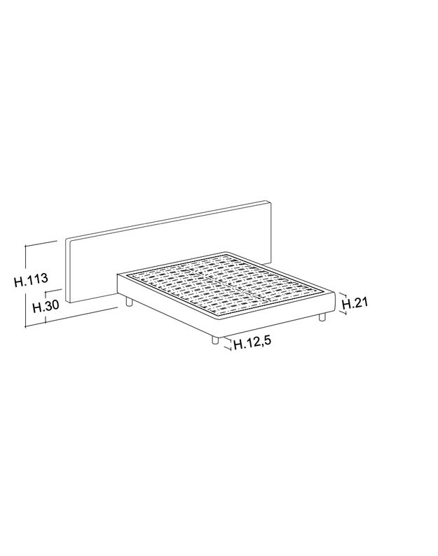 BED NOAH EXTRA LARGE H21 6