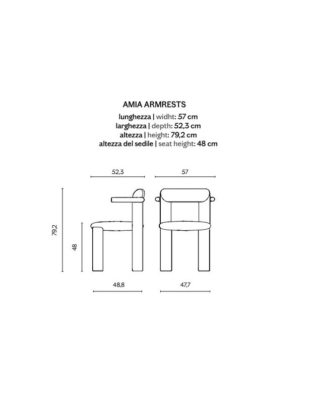 AMIA ARMCHAIR | +colours 5