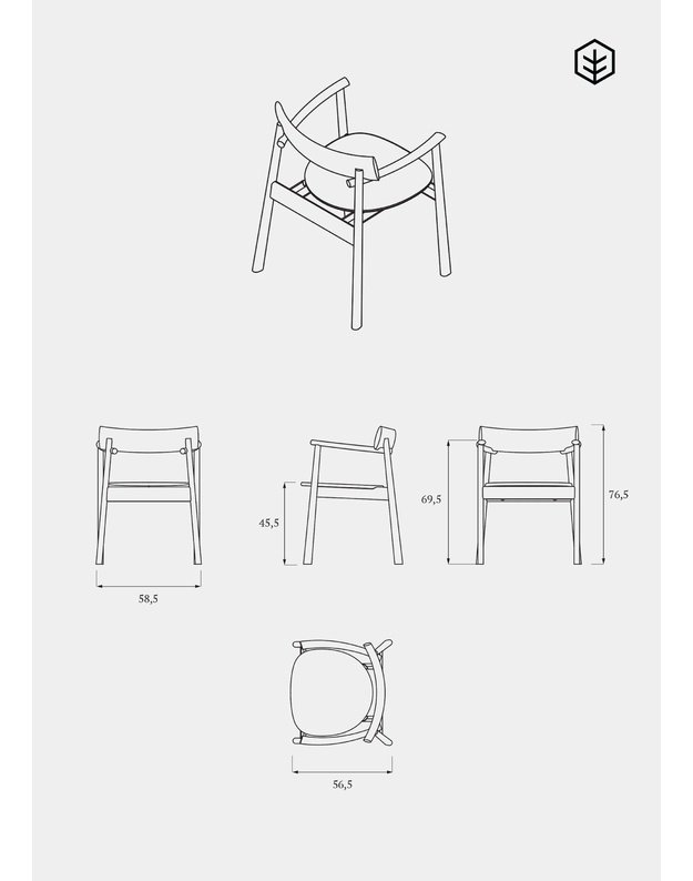 ELIPSA CHAIR | Black oak 8