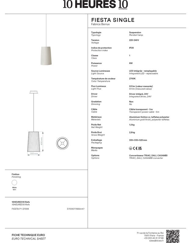 FIESTA SINGLE PENDANT LAMP  4