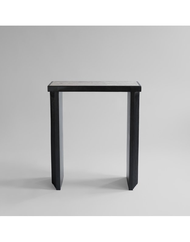 ARC CONSOLE | Silver Travertine 3