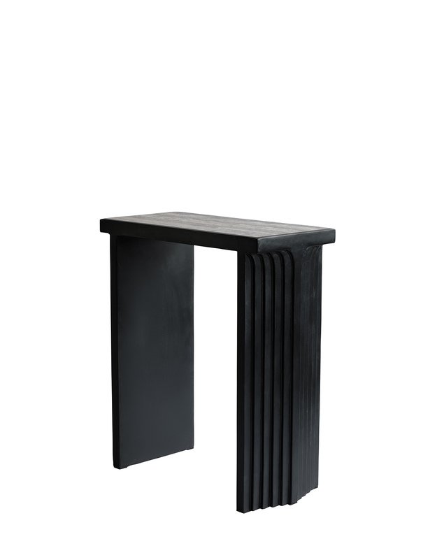 ARC CONSOLE | Silver Travertine