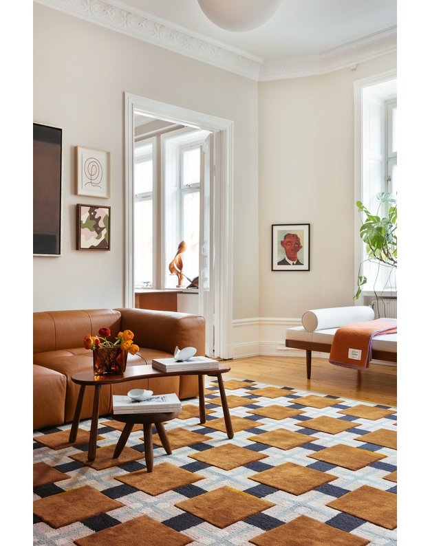 OCHRE FIELDS rug by Evelina Kroon