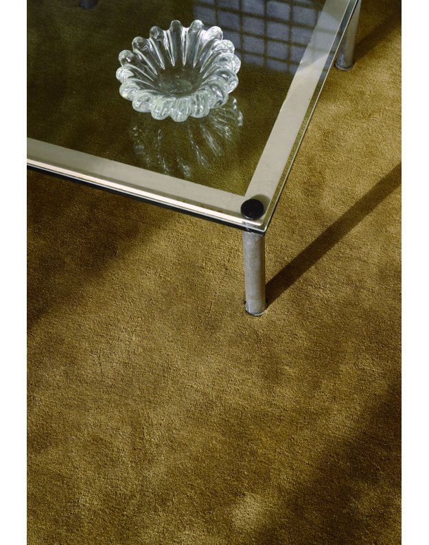 SOLID WOOL GREEN UMBER kilimas