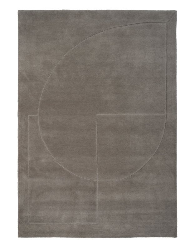LINEAL POEM GREY kilimas