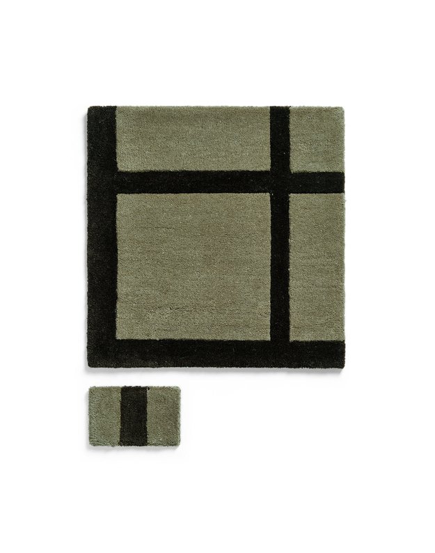 AVENUE CHECKED OLIVE kilimas