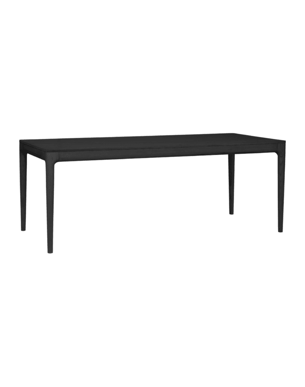 HEART'N'SOUL EXTENDABLE DINING TABLE 200/300 | Black Oak