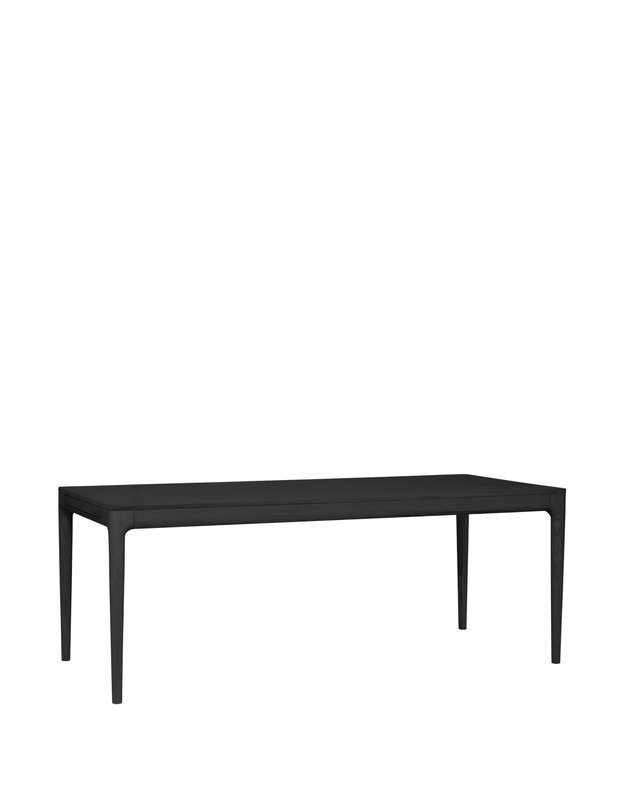 HEART'N'SOUL EXTENDABLE DINING TABLE 200/300 | Black Oak