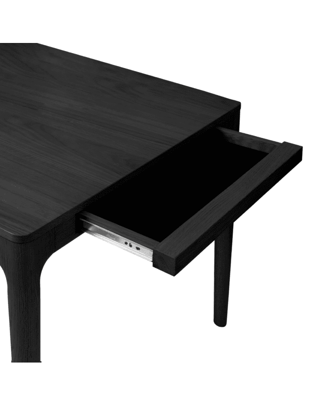 HEART'N'SOUL EXTENDABLE DINING TABLE 200/300 | Black Oak