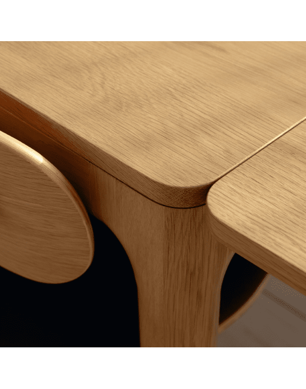 HEART'N'SOUL EXTENDABLE DINING TABLE 120/170/220 | Oak