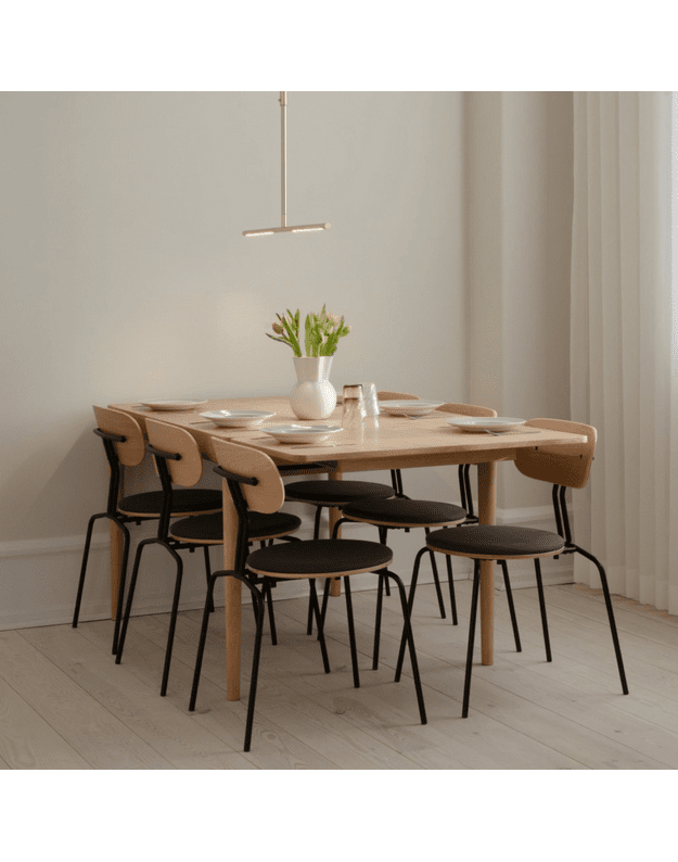 HEART'N'SOUL EXTENDABLE DINING TABLE 120/170/220 | Oak