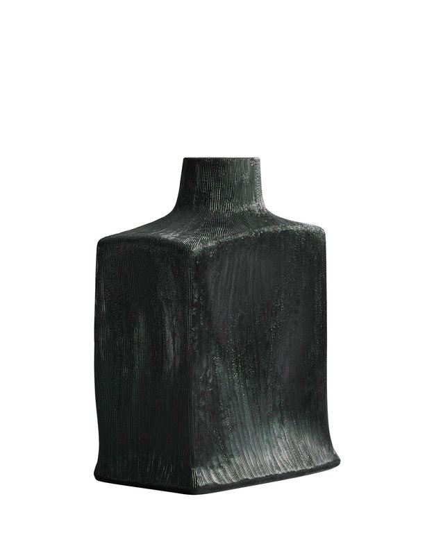 VAZA SHIN BIG | Carved Dark Green