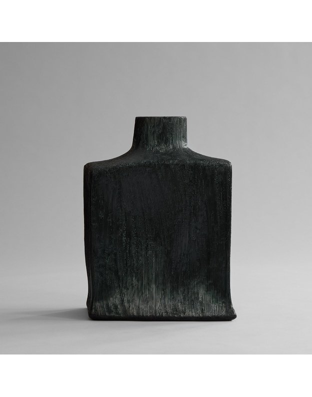 VAZA SHIN BIG | Carved Dark Green