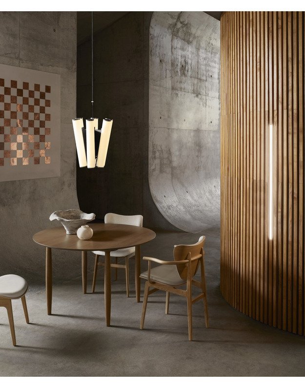 ELEPHANT kėdė su porankiais | light smoked oak | + spalvos 5