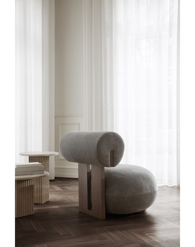 HIPPO lounge chair | light smoked oak | + colours