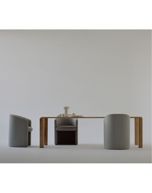 ATLAS dining table | natural oak + dydžiai